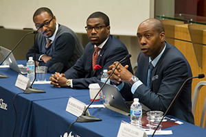 Justin Hansford, Kevin Harden and Rashad Shabazz